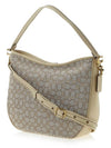 Signature Jacquard Tabby Hobo Bag C6659 STONE IVORY - COACH - BALAAN 2