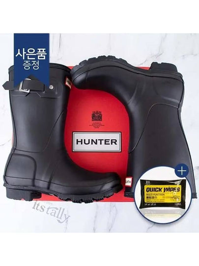 Original Matte Short Rain Boots Black - HUNTER - BALAAN 2