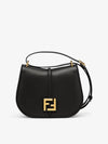 C'Mon Medium Leather Shoulder Bag Black - FENDI - BALAAN 2