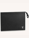 Pochette Voyage Taiga Leather Pouch Bag Black - LOUIS VUITTON - BALAAN 6