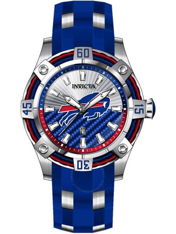 Invicta NFL Buffalo Bills Quartz Silver Dial Men's Watch 42074 - INVICTA - BALAAN 1