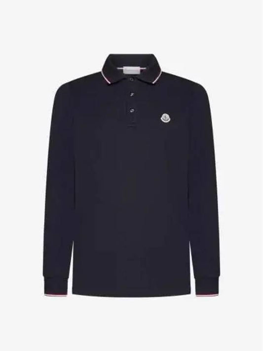 Three Stripes Lining Logo Patch Long Sleeve Collar 8B70100 84556 77X - MONCLER - BALAAN 2