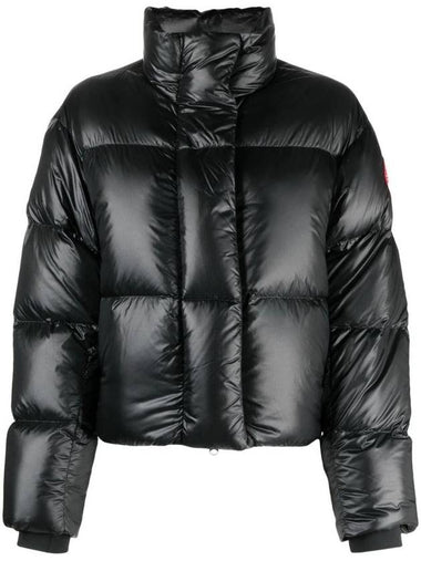 Cypress Cropped Padding Black - CANADA GOOSE - BALAAN 1