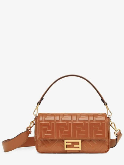 Nappa Leather Shoulder Bag Brown - FENDI - BALAAN 2