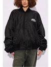 Paris Oversized Bomber Jacket Black - BALENCIAGA - BALAAN 10