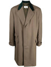 Work in Progress Wool Single Coat Brown - MAISON MARGIELA - BALAAN 1