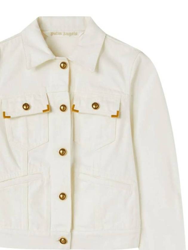 Jacket PWYE037R24DEN0010303 WHITE - PALM ANGELS - BALAAN 3