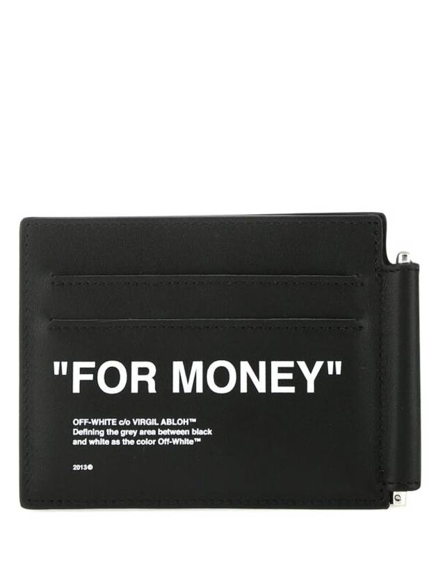 Money Clip OMNC022F20LEA001 - OFF WHITE - BALAAN 3