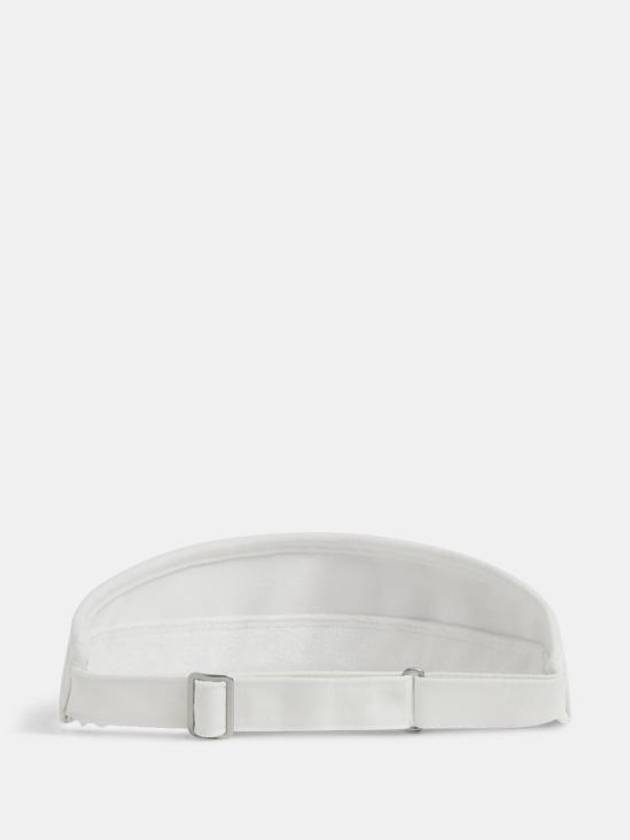 Viktor Embroidered Logo Visor White - J.LINDEBERG - BALAAN 3