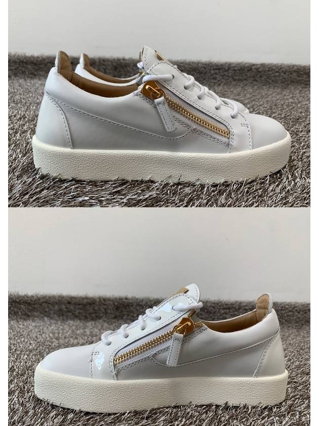 May London Gold White Women s Sneakers 38 250 - GIUSEPPE ZANOTTI - BALAAN 5