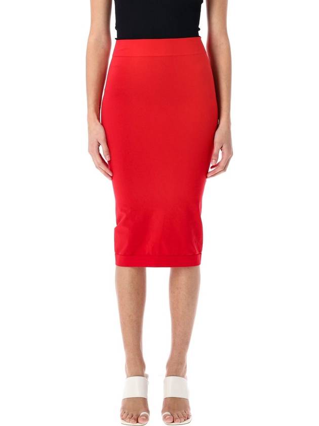 SCULPTING JERSEY MIDI SKIRT - ANDREADAMO - BALAAN 1