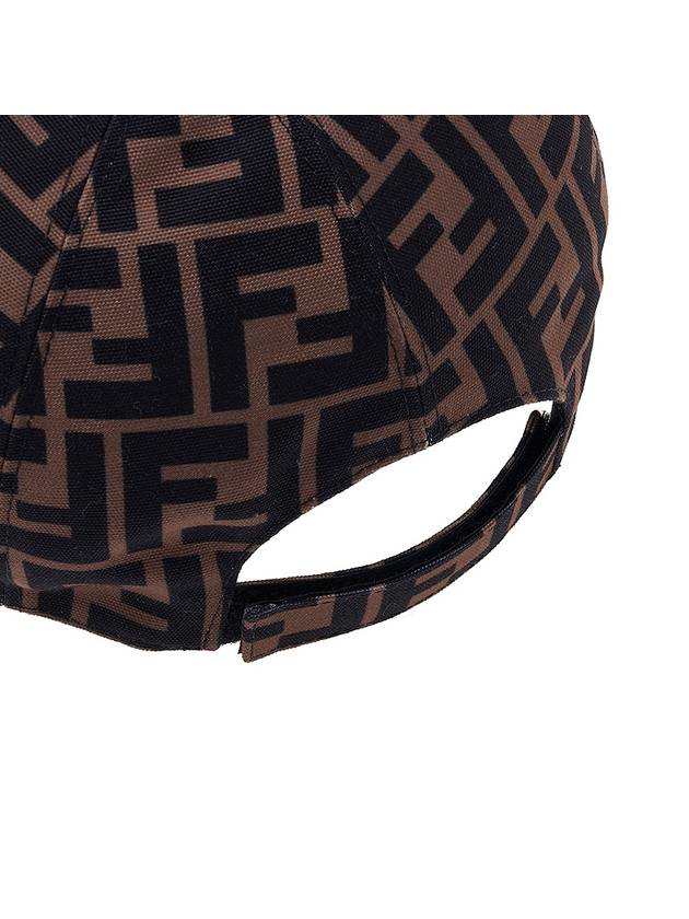 Fendirama Fabric Ball Cap Brown - FENDI - BALAAN.