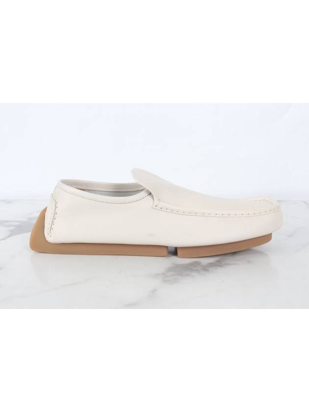 Leather Driving Loafer White 44 290 - BOTTEGA VENETA - BALAAN 6