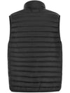 Loom Woven Chambers Recycled Nylon Down Padding Vest Black - STONE ISLAND - BALAAN 3