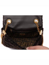 Baguette Chain Midi Shoulder Bag Dark Brown - FENDI - BALAAN 7