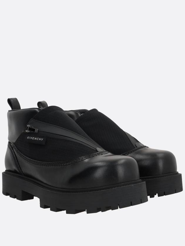 Storm Zippper Ankle Boots Black - GIVENCHY - BALAAN 3