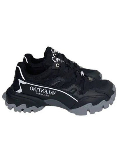 Men's Climber Low Top Sneakers Black - VALENTINO - BALAAN 2