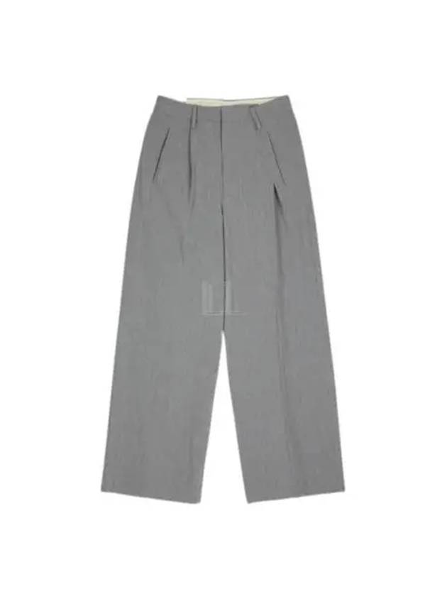 Asymmetric Pleated Wide Pants Grey - MAISON MARGIELA - BALAAN 2