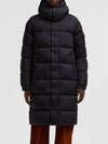 Hanoverian long down jacket black J2 091 1C00018 53333 999 - MONCLER - BALAAN 5