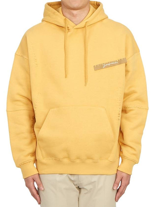 Le Sweatshirt Gasta Grosgrain Stitched Hoodie Yellow - JACQUEMUS - BALAAN 2