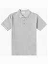 Men's Monogram Logo Polo Shirt Grey - BURBERRY - BALAAN 2