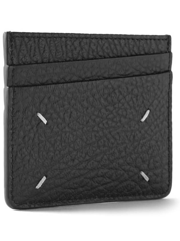 Four Stitch Card Wallet Black - MAISON MARGIELA - BALAAN 3