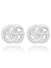 Marmont GG Logo Earrings Silver - GUCCI - BALAAN 2