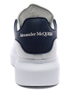 Women's Navy Tab Oversized Low Top Sneakers White - ALEXANDER MCQUEEN - BALAAN 5