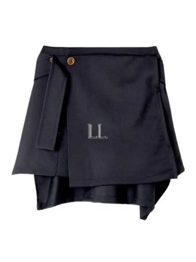 Meghan Kilt Unbalance Skirt Black - VIVIENNE WESTWOOD - BALAAN 2