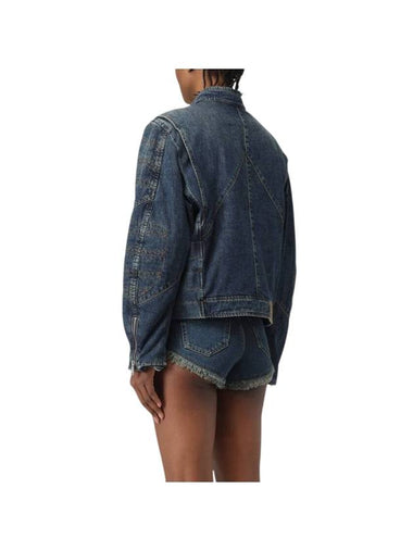 Chady Jumper Denim Jacket Blue - ISABEL MARANT - BALAAN 1