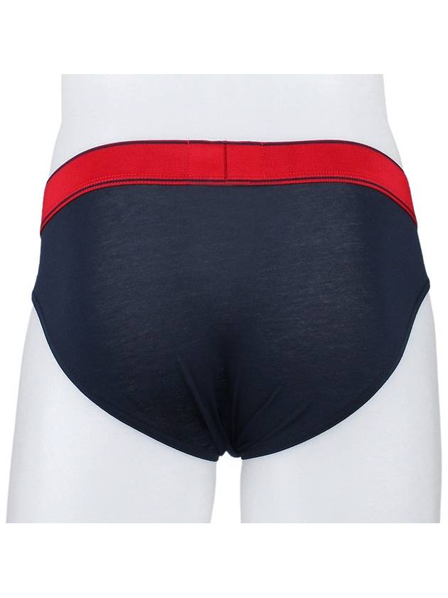 Logo Band Briefs White Navy 2P - EMPORIO ARMANI - BALAAN 5