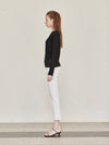 See Through Tencel Long Sleeve Black - LESEIZIEME - BALAAN 4