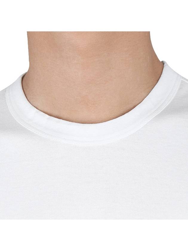 Logo Cotton Short Sleeve T-Shirt White - TEN C - 6