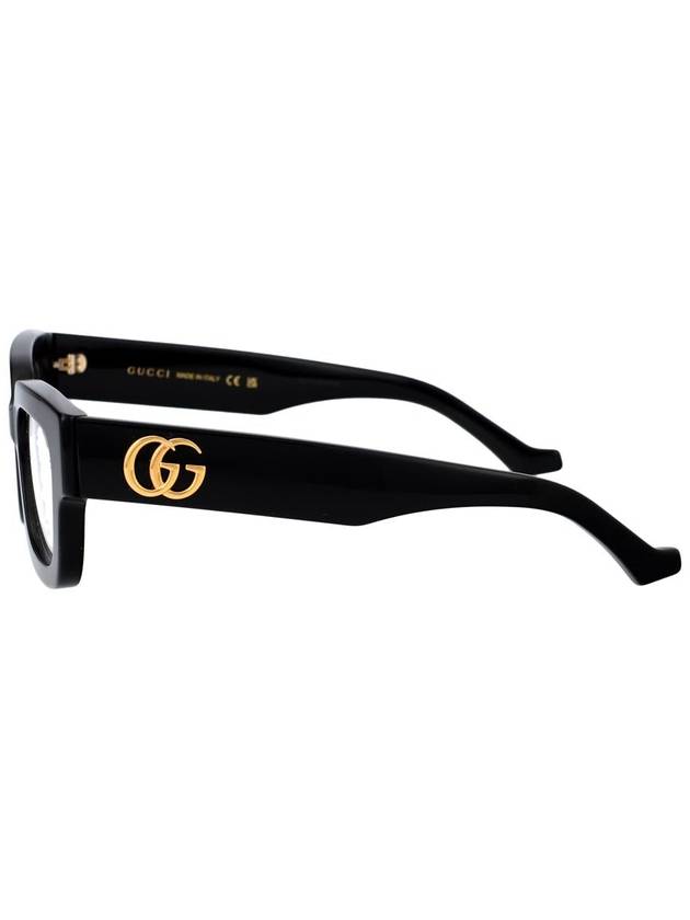 Eyewear GG Logo Square Acetate Sunglasses Black - GUCCI - BALAAN 4