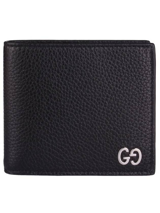 GG Metal Logo Half Wallet Black - GUCCI - BALAAN 1