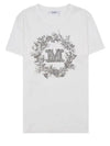 Elmo M Monogram Cotton Short Sleeve T-shirt White - MAX MARA - BALAAN 2