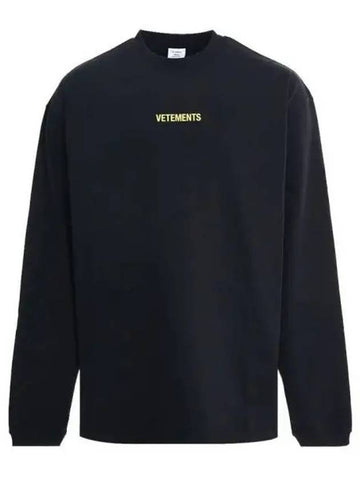 Neon logo long sleeve t shirt 270327 - VETEMENTS - BALAAN 1