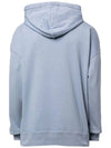 Miley Big Logo Oversized Hoodie Grayish Blue - ISABEL MARANT - BALAAN 4