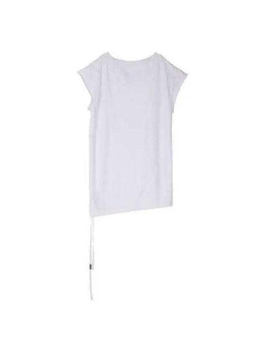 KELLY Drop Shoulder Strap T Shirt 2301WJSW11FA185 001 - ANN DEMEULEMEESTER - BALAAN 2