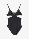 Cut Out Body Suit Black - SAINT LAURENT - BALAAN 2