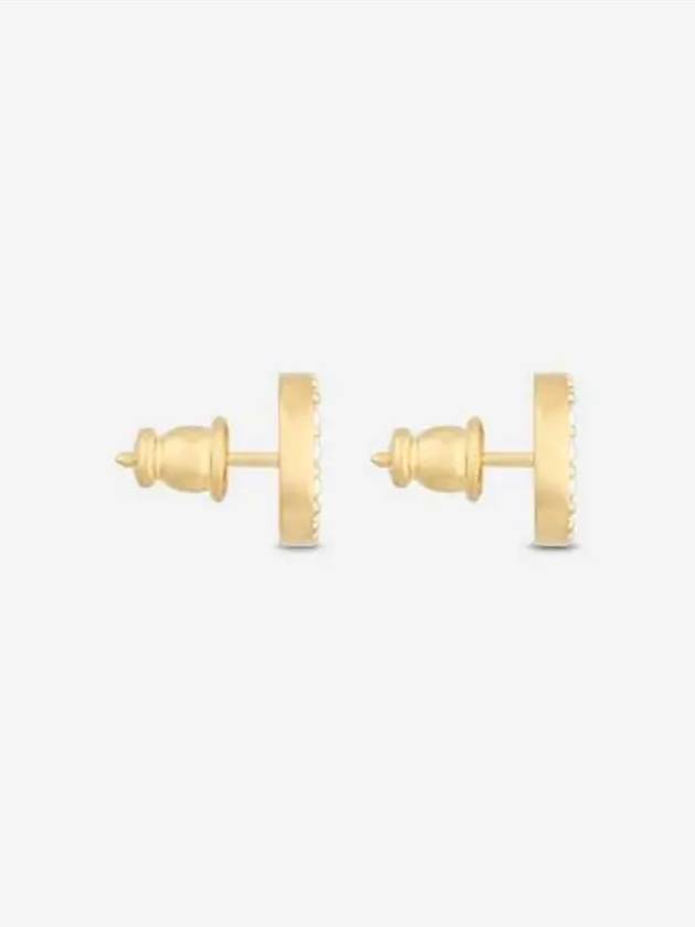 Petit CD Stud Earrings Gold - DIOR - BALAAN 5