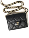 24 Years Classic Caviar Chain Wallet Black AP0238 WOC Mini Bag - CHANEL - BALAAN 5