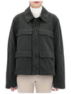 Pocket Jacket Midnight Green - LEMAIRE - BALAAN 3