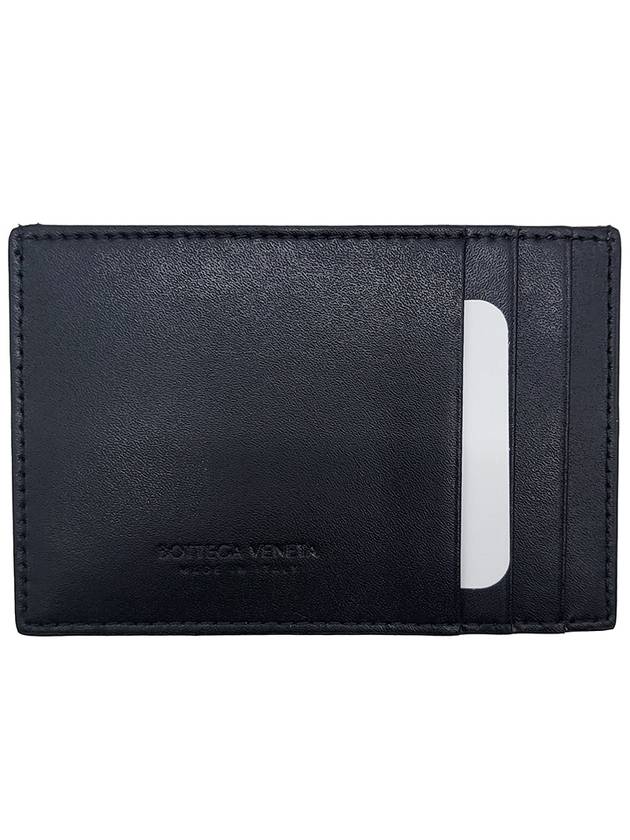 Intrecciato Cassette Card Wallet Black - BOTTEGA VENETA - BALAAN 3