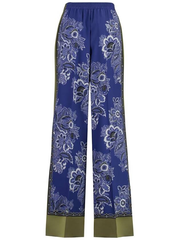 Etro Printed Silk Pants - ETRO - BALAAN 1