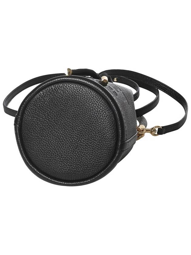 Micro Leather Mini Bucket Bag Black - MARC JACOBS - BALAAN 5
