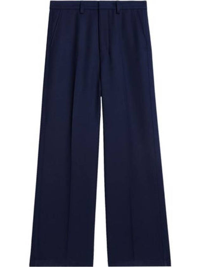 Cotton Wide Pants Navy - AMI - BALAAN 2