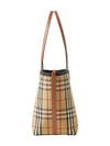 Small London Tote Bag Briar Brown Black - BURBERRY - BALAAN 5