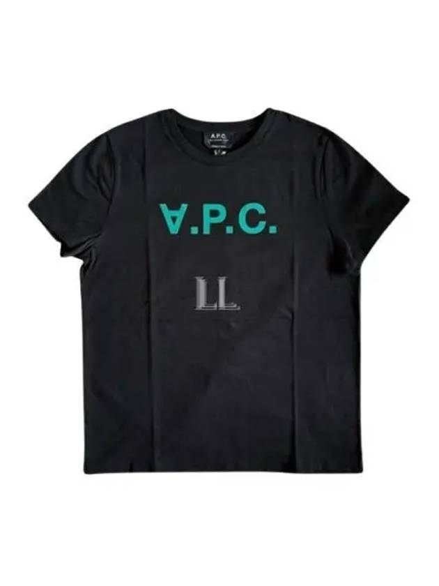 VPC Logo Organic Cotton Short Sleeve T-Shirt Black - A.P.C. - BALAAN 2