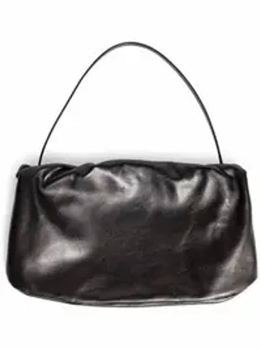 Bourse XL Leather Shoulder Bag Black - THE ROW - BALAAN 1